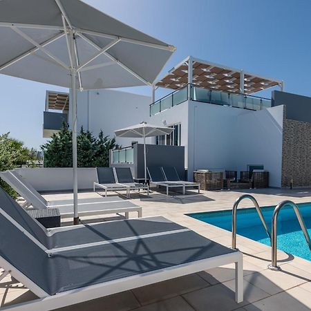 Asteria Pearl Villa 2 With Rooftop Jacuzzi Tigaki Exteriér fotografie