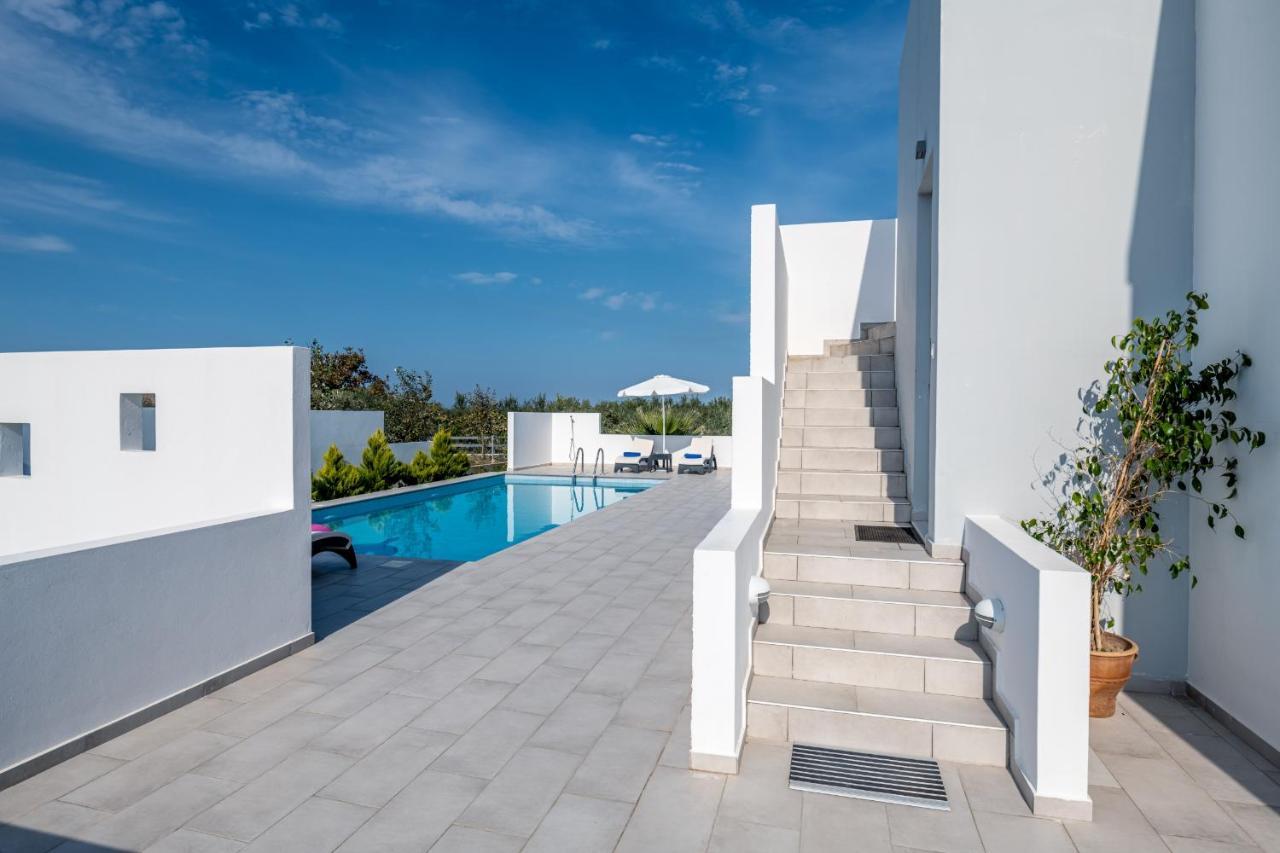Asteria Pearl Villa 2 With Rooftop Jacuzzi Tigaki Exteriér fotografie