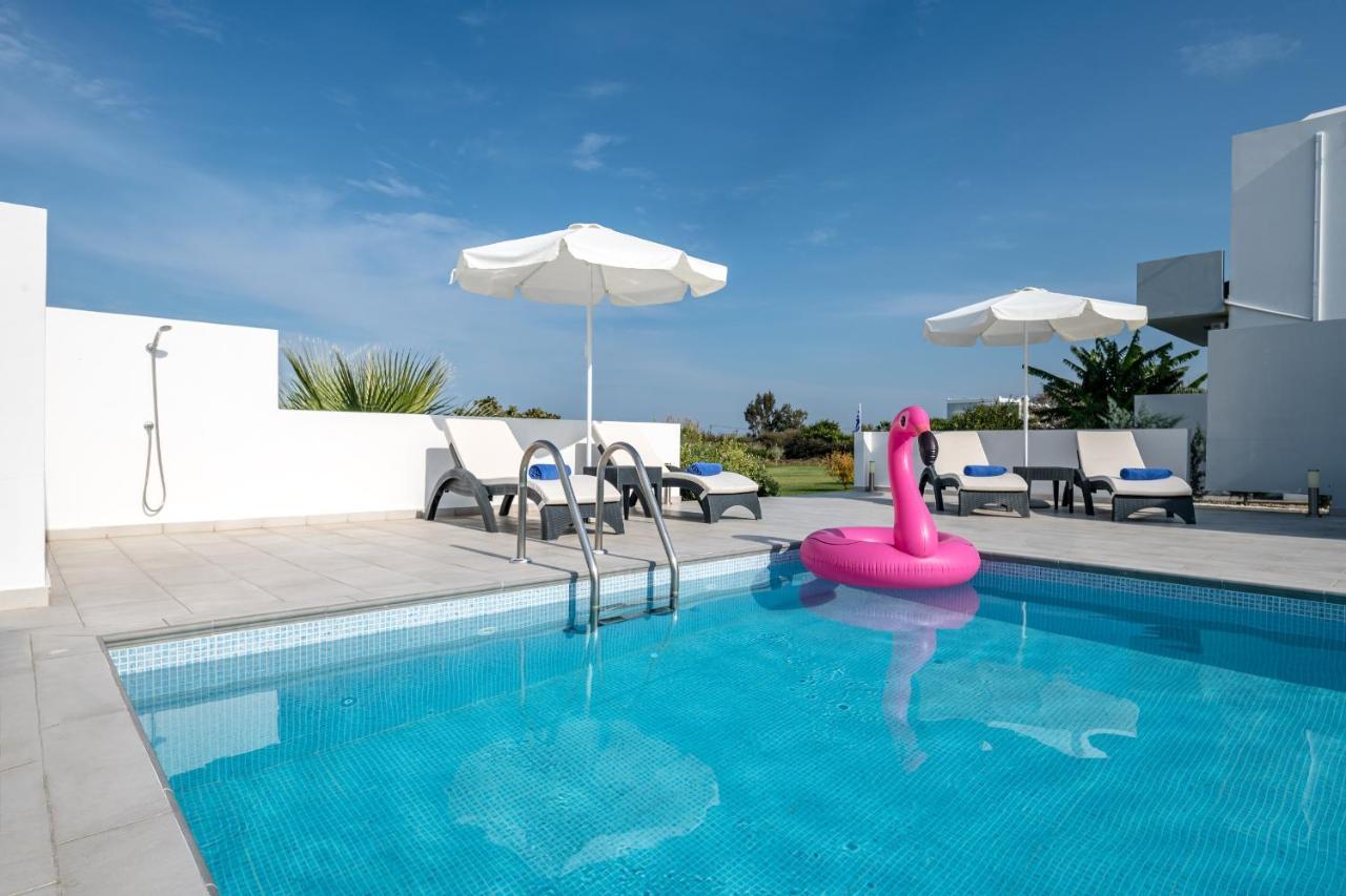 Asteria Pearl Villa 2 With Rooftop Jacuzzi Tigaki Exteriér fotografie