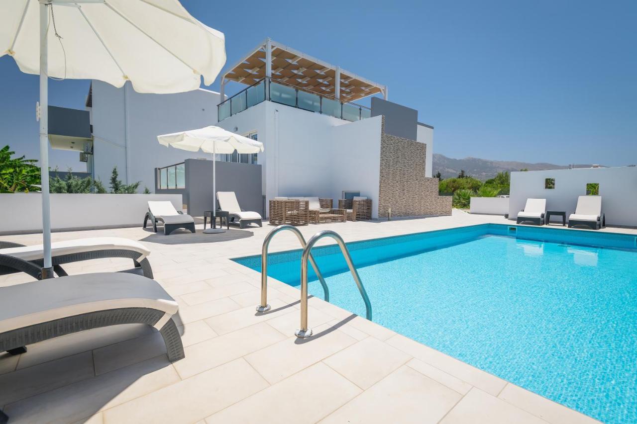 Asteria Pearl Villa 2 With Rooftop Jacuzzi Tigaki Exteriér fotografie