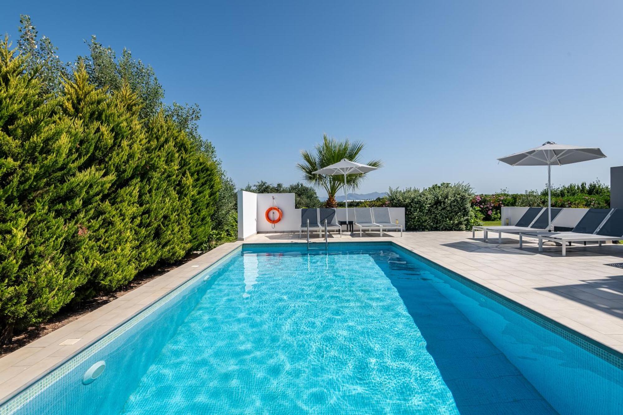 Asteria Pearl Villa 2 With Rooftop Jacuzzi Tigaki Exteriér fotografie
